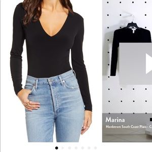 Leith Deep V Bodysuit